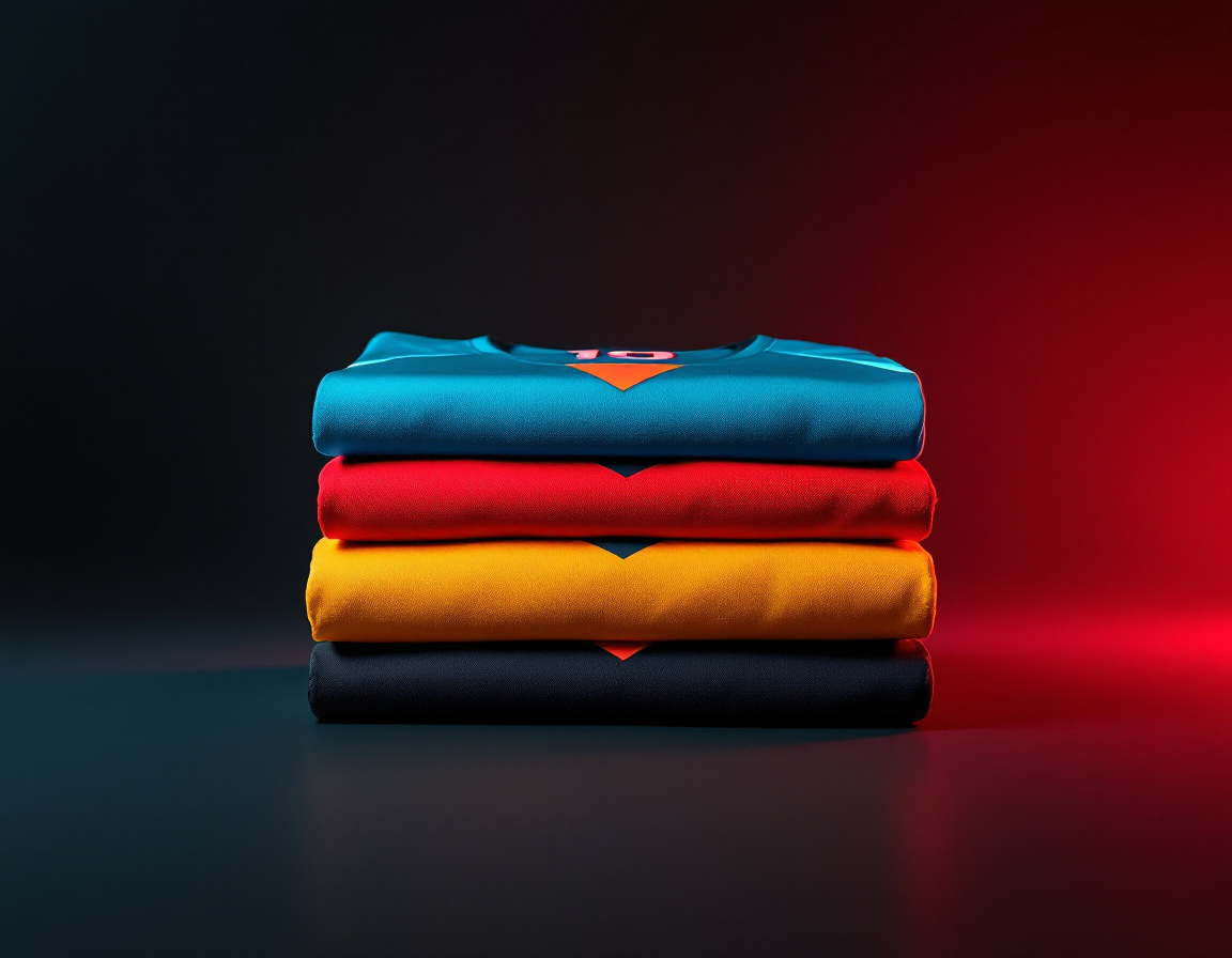 Custom football kits and training jerseys in team colours